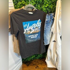 H&M Boys Graphic Tee Size 12-14 “Los Angeles USA Good Days Ahead Beyond Awesome”